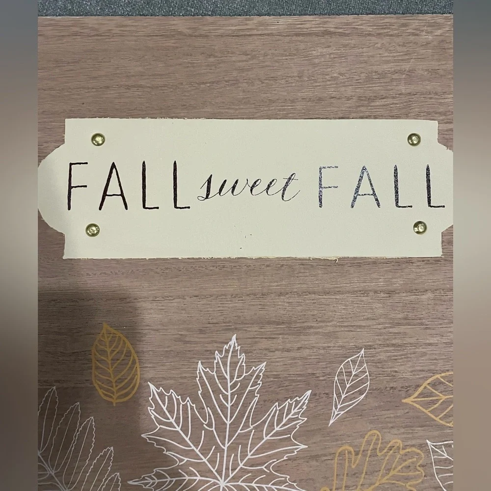 Target Playground Bullseye Fall Collection 2023 FALL SWEET FALL Wooden Sign